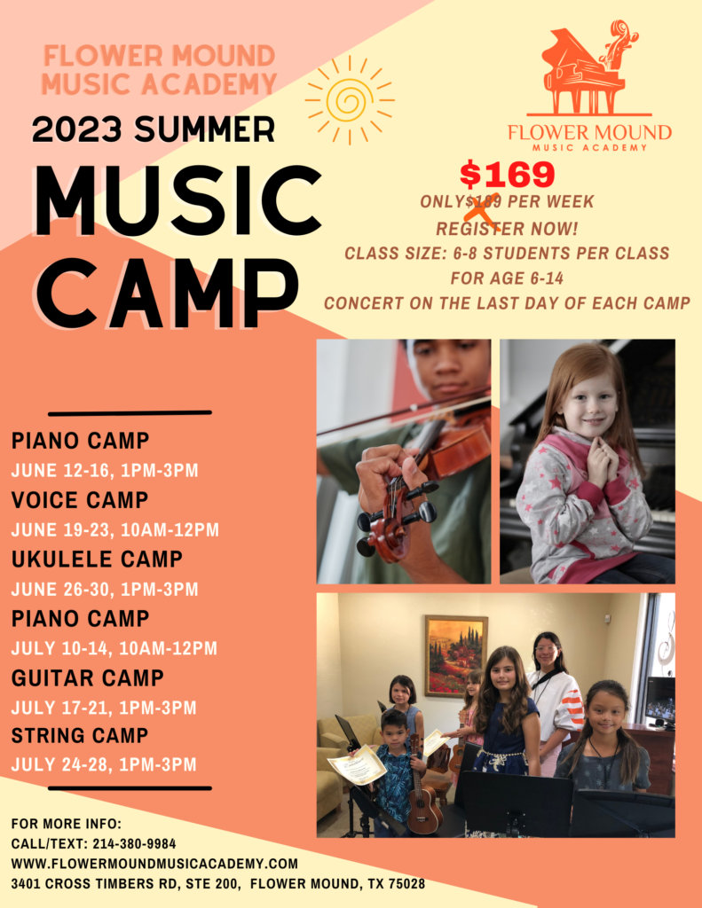 Flower Mound music academy. music lessons in flower mound. we offer piano, violin, viola, cello & guitar lessons.