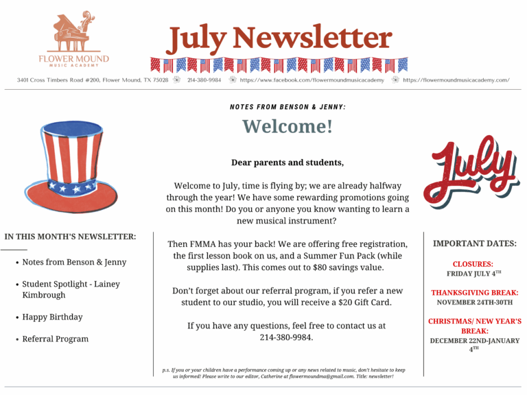 Flower Mound Music Academy offers private lessons in piano, voice, violin, viola, cello and guitar to students of all ages and levels in Flower Mound, Lewisville, Denton, Argyle, Keller area.